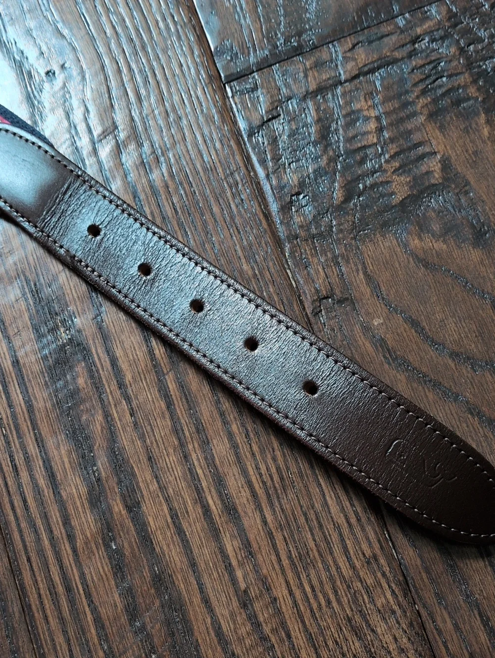VINEYARD VINES I Crabs Canvas Club Belt in Raspberry with Leather End, 30